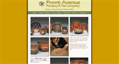 Desktop Screenshot of frontavenuepotteryandtile.com
